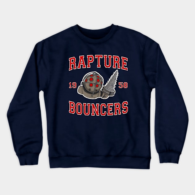 Rapture Bouncers Crewneck Sweatshirt by adho1982